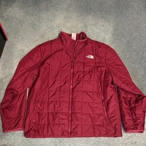 The North Face Men's Burgundy Puffer Jacket
